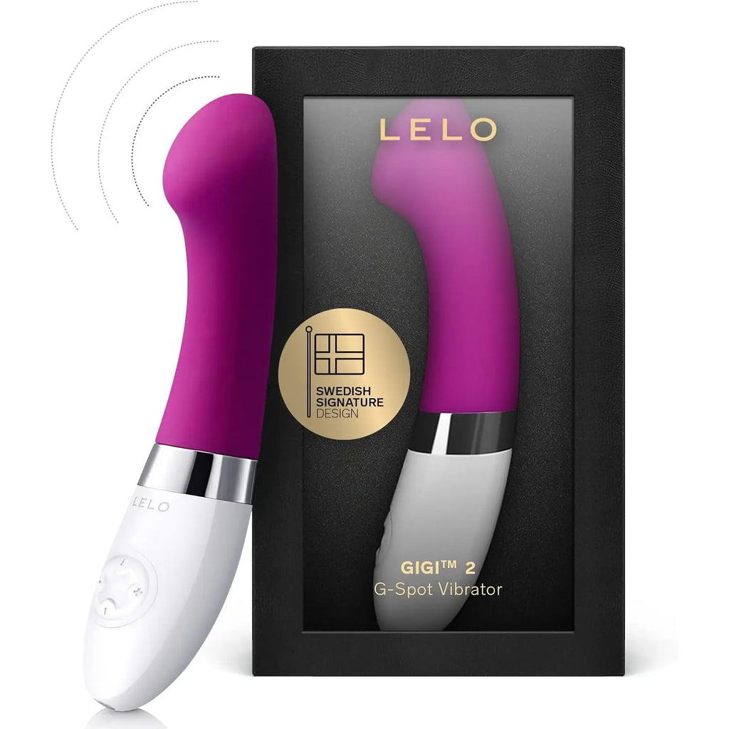 LELO Gigi 2 G-Spot Vibrator with 8 Vibration Patterns Deep Rose