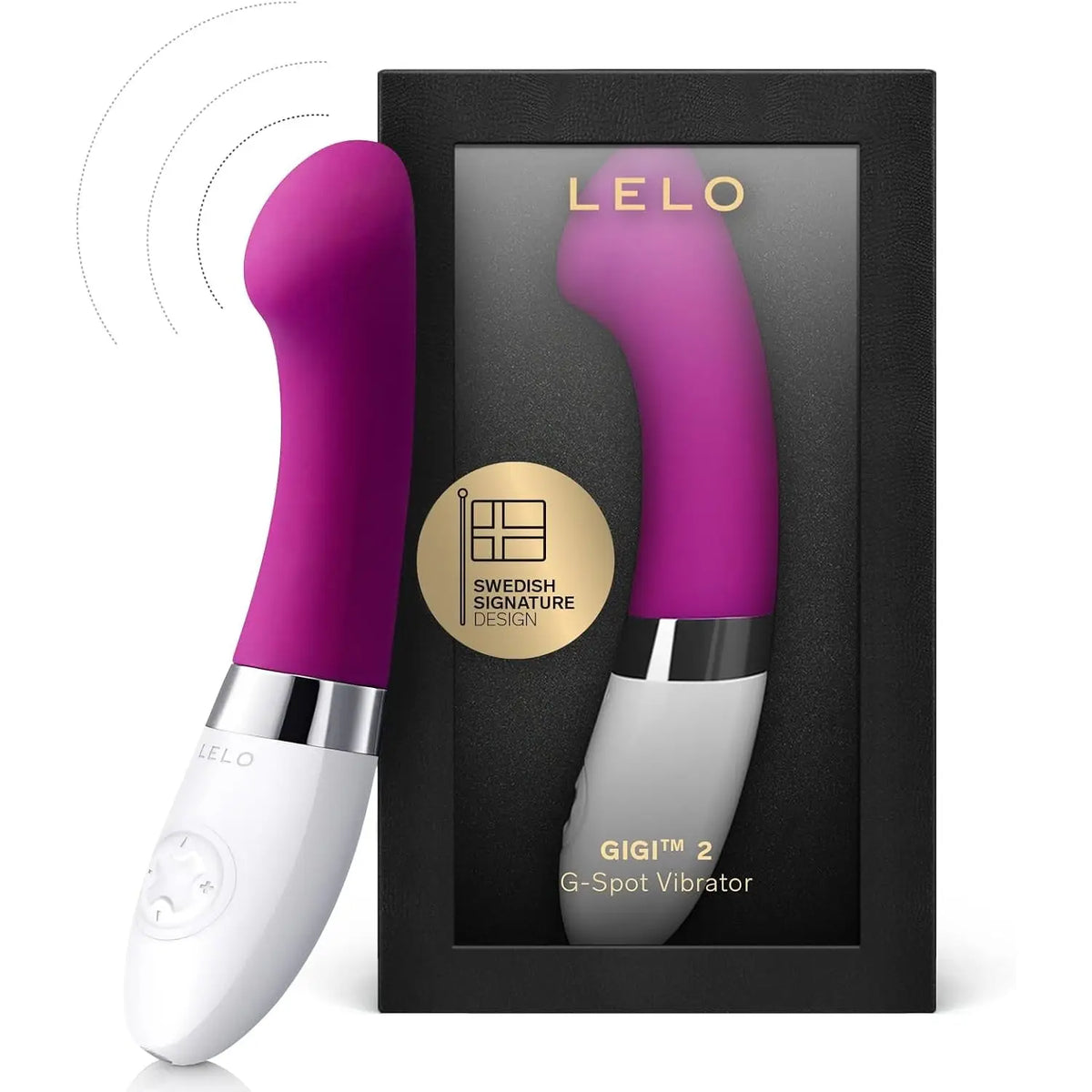 LELO Gigi 2 G-Spot Vibrator with 8 Vibration Patterns Deep Rose
