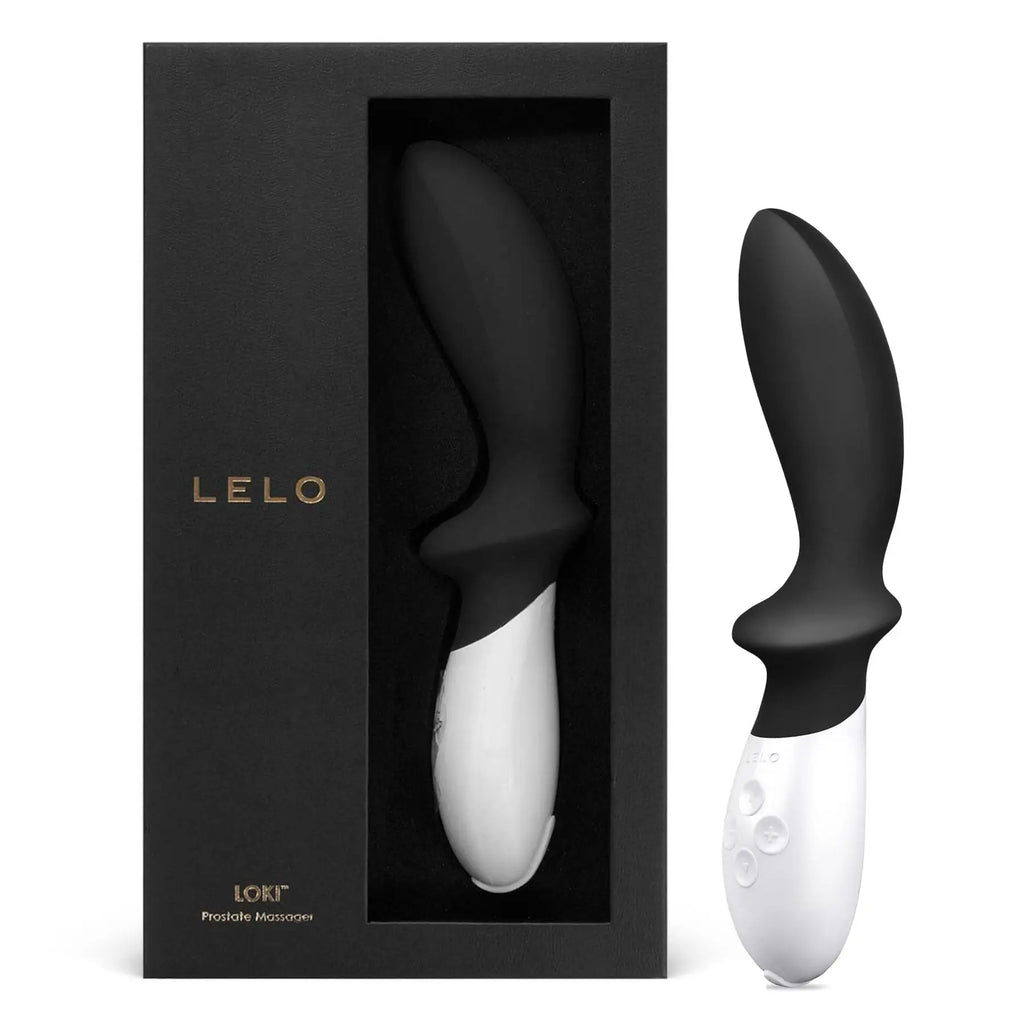 LELO Loki Prostate Massager - Luxury Vibrating P-Spot Stimulator Black