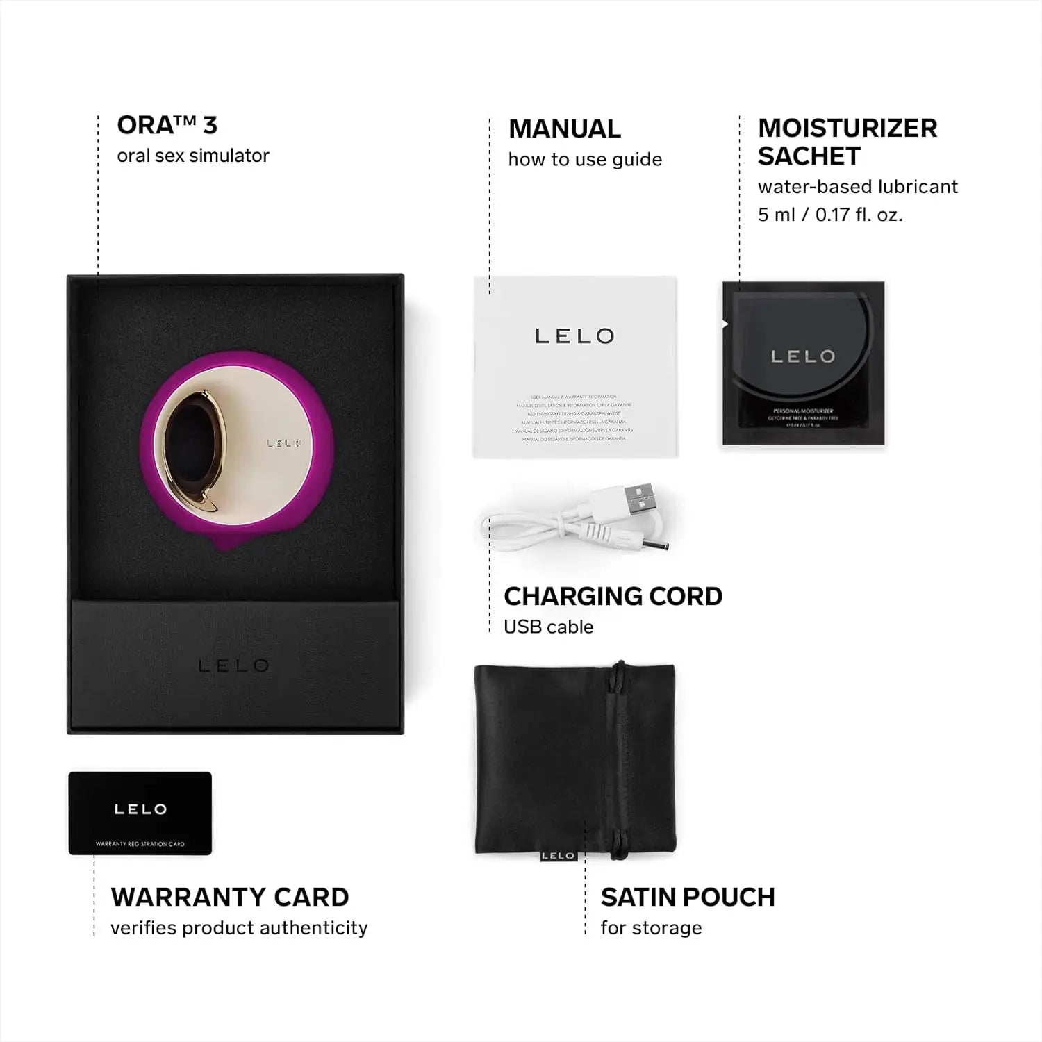 LELO Ora™ 3 Oral Pleasure Stimulator - Rolik®