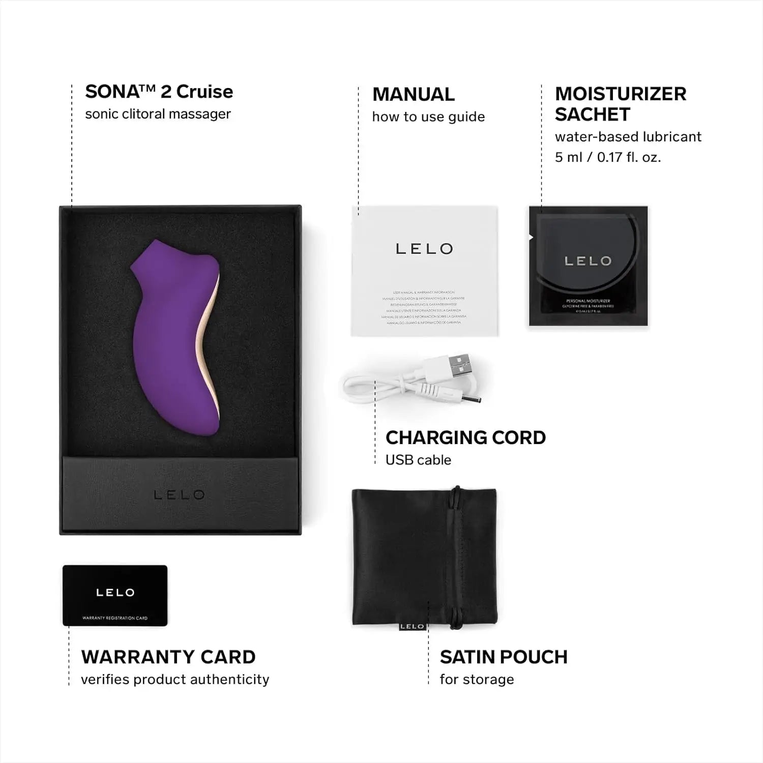 LELO Sona™ 2 Cruise Sonic Clitoral Massager - Rolik®