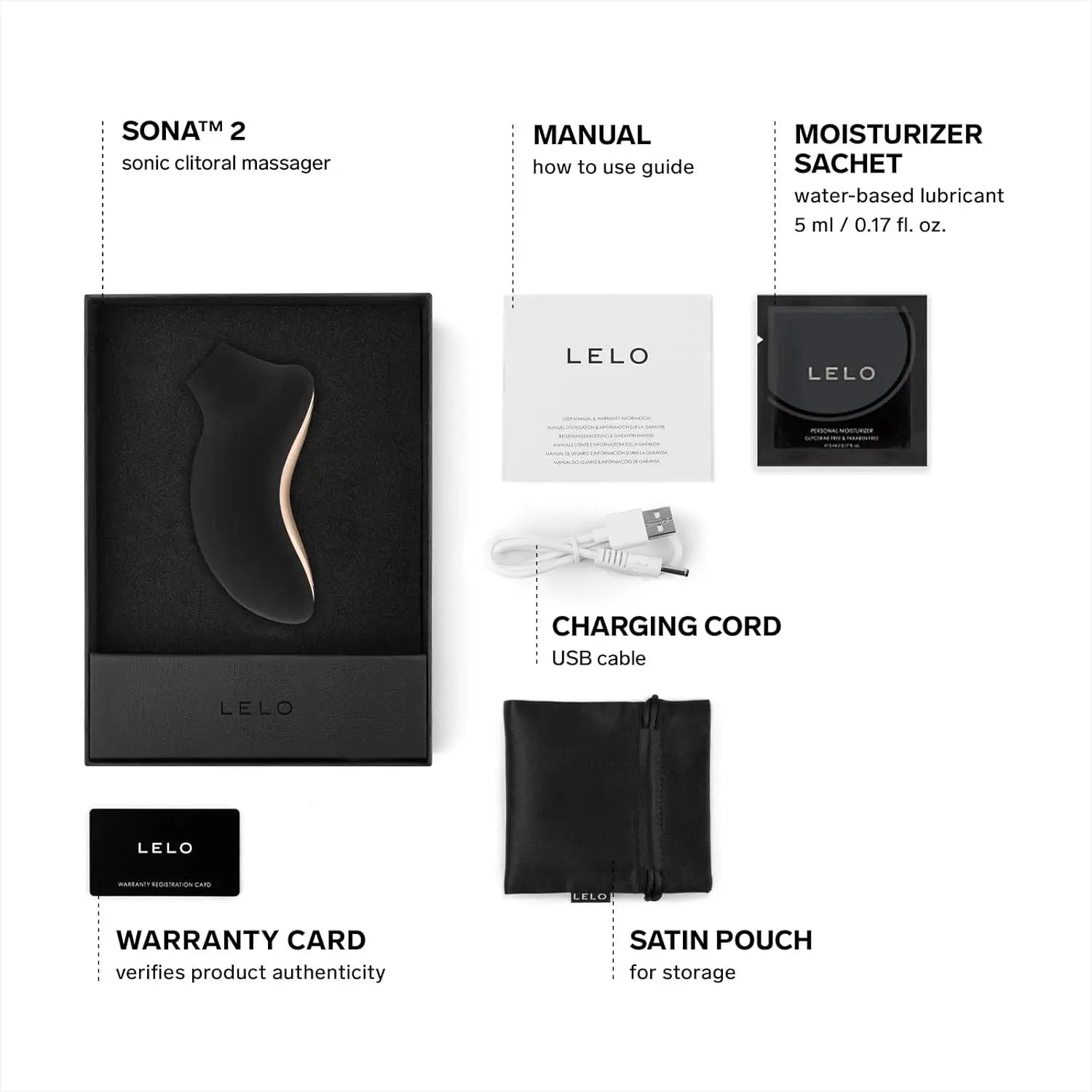 LELO Sona™ 2 Sonic Clitoral Massager 