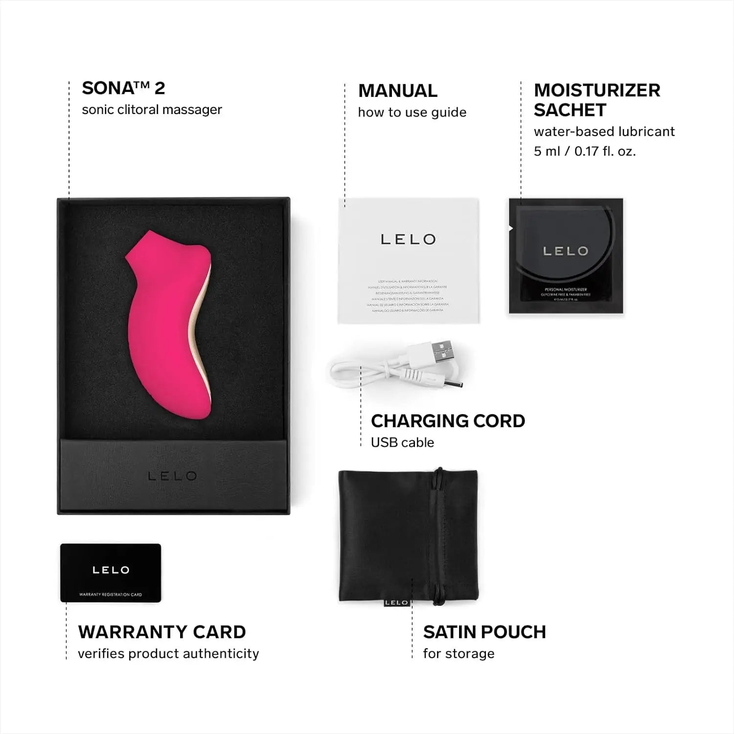 LELO Sona™ 2 Sonic Clitoral Massager 