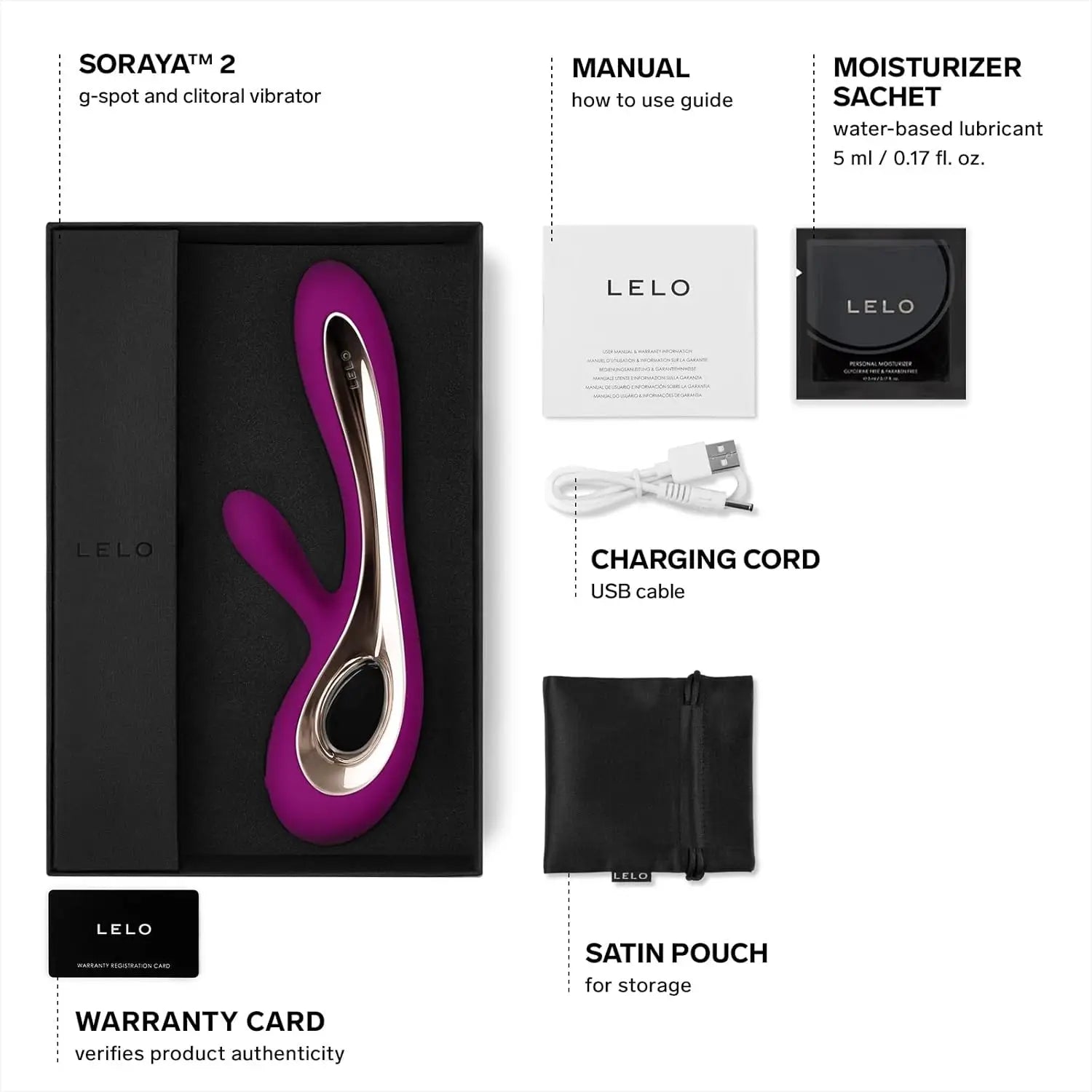 LELO Soraya 2 Dual - Action Massager - Rolik®