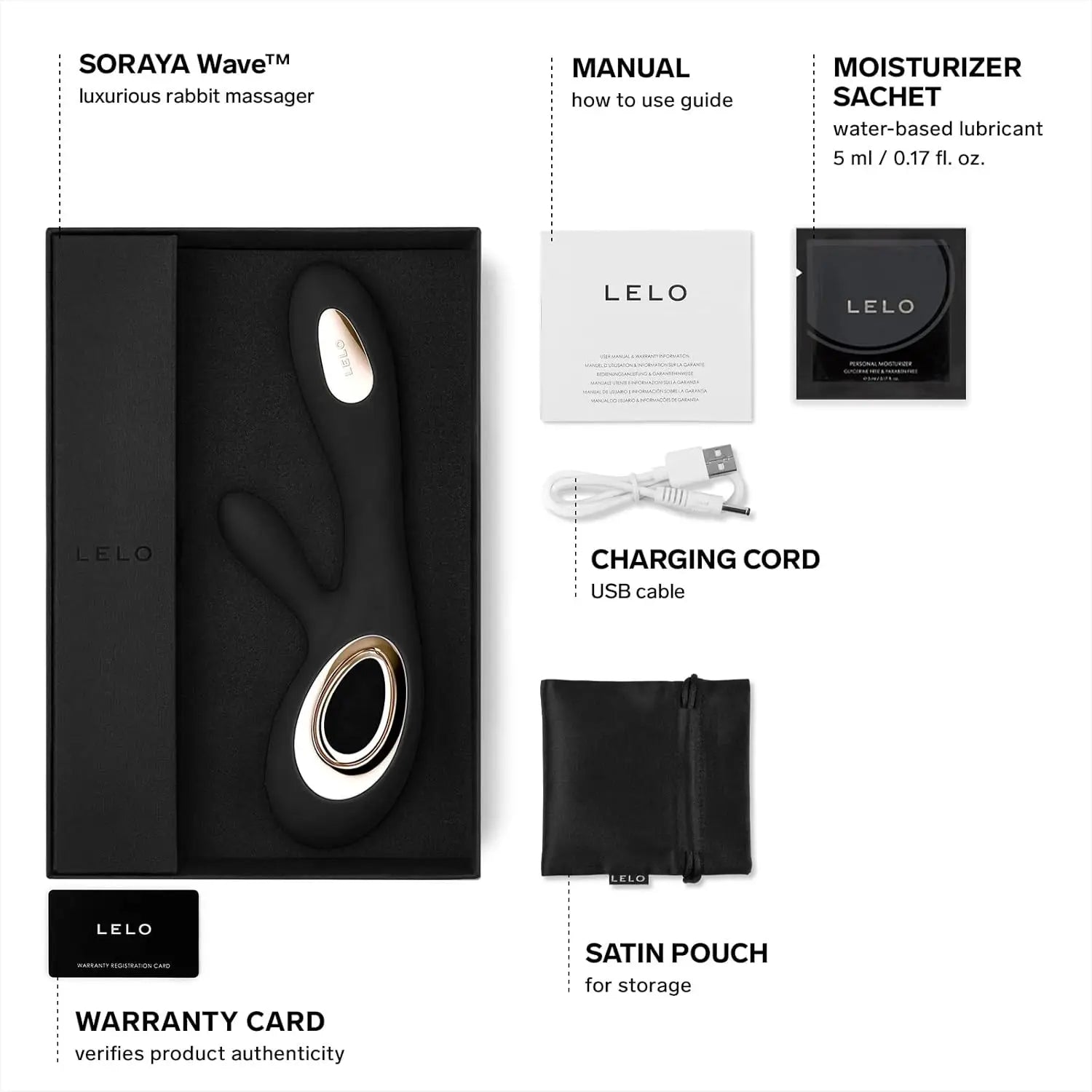 LELO Soraya Wave™ Rabbit Vibrator - Rolik®
