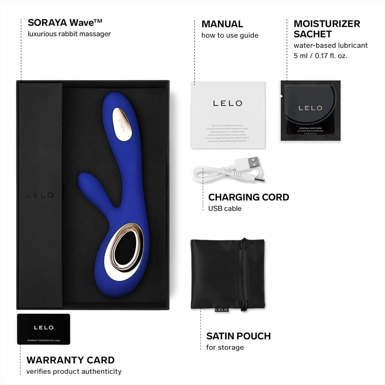 LELO Soraya Wave™ Rabbit Vibrator - Rolik®