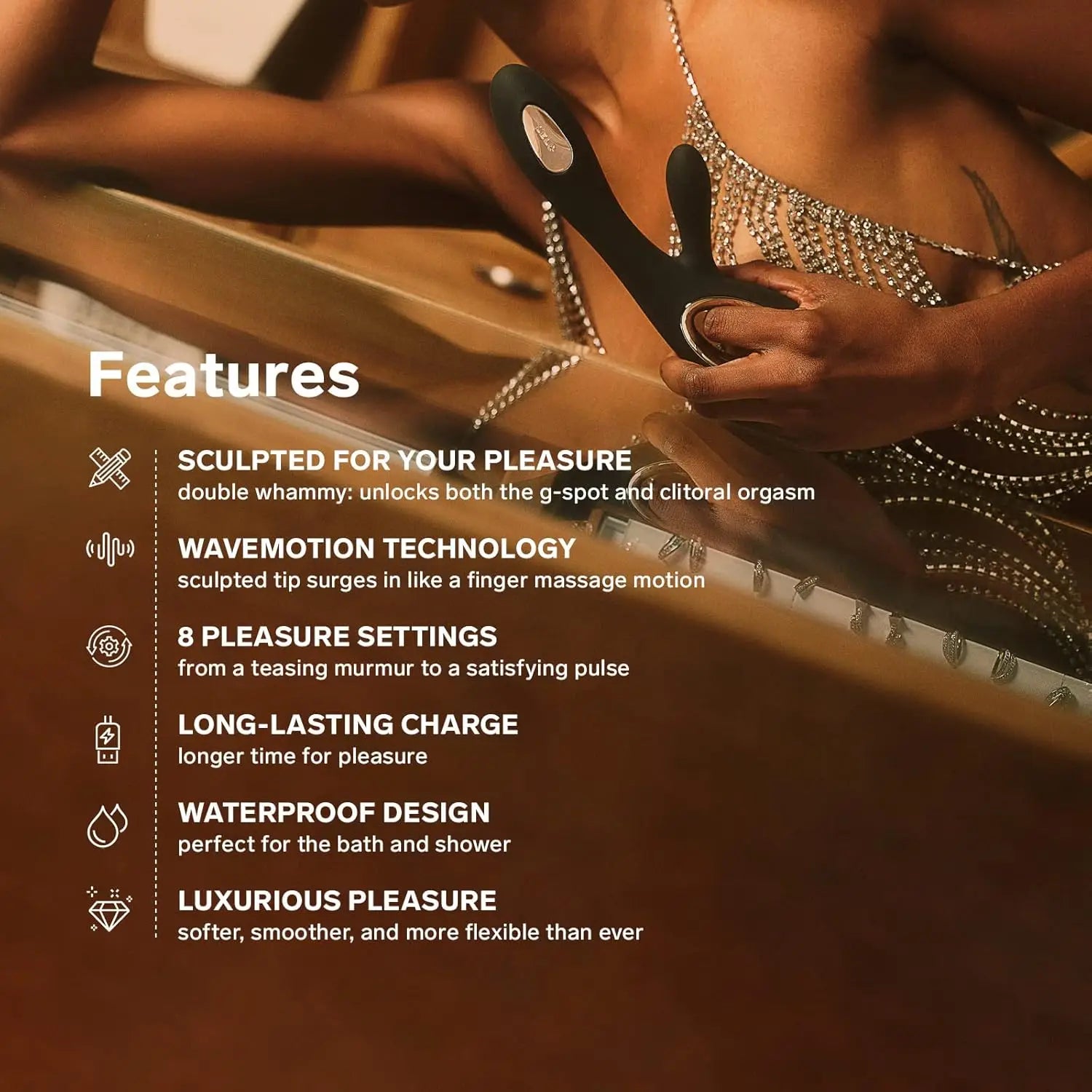 LELO Soraya Wave™ Rabbit Vibrator - Rolik®