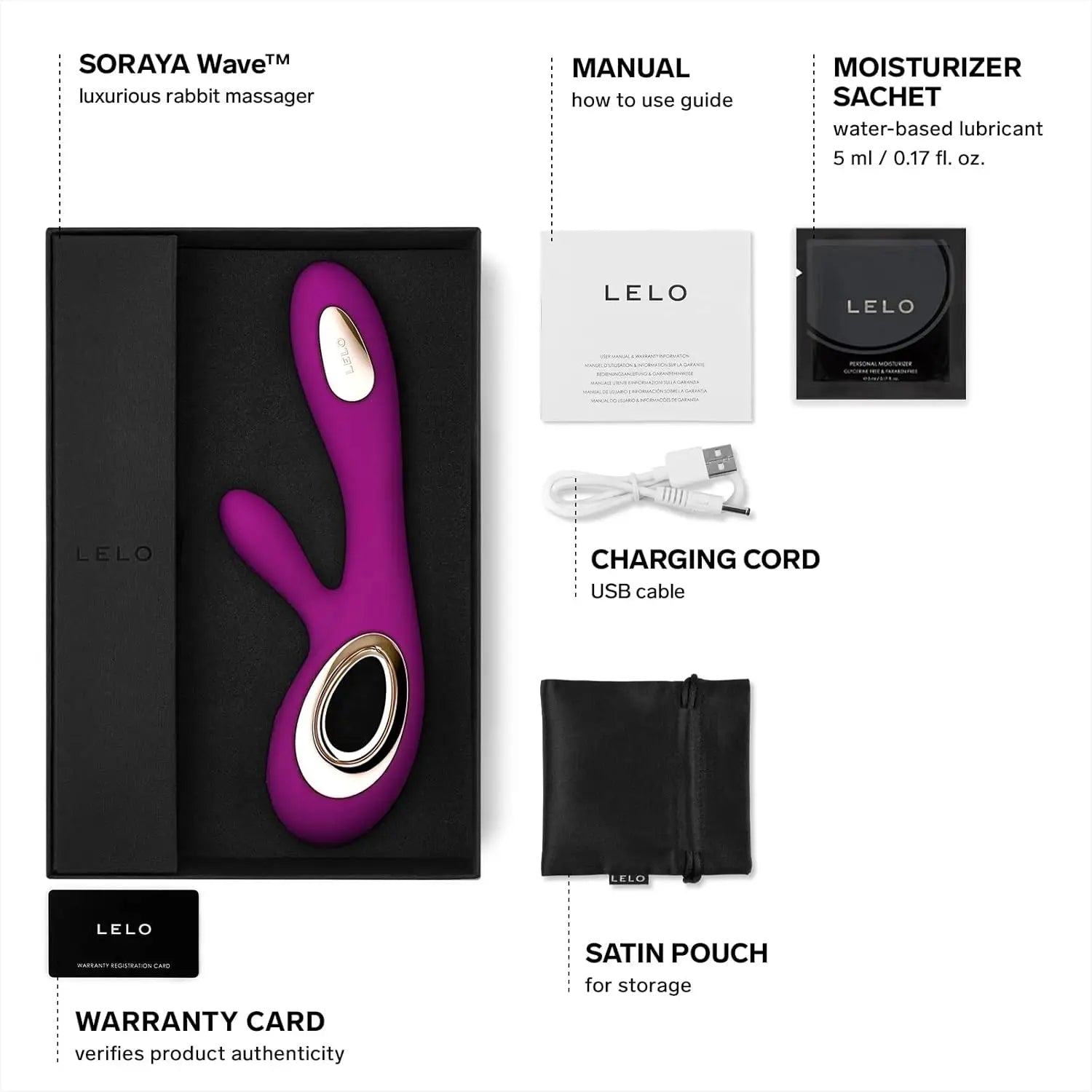 LELO Soraya Wave™ Rabbit Vibrator - Rolik®