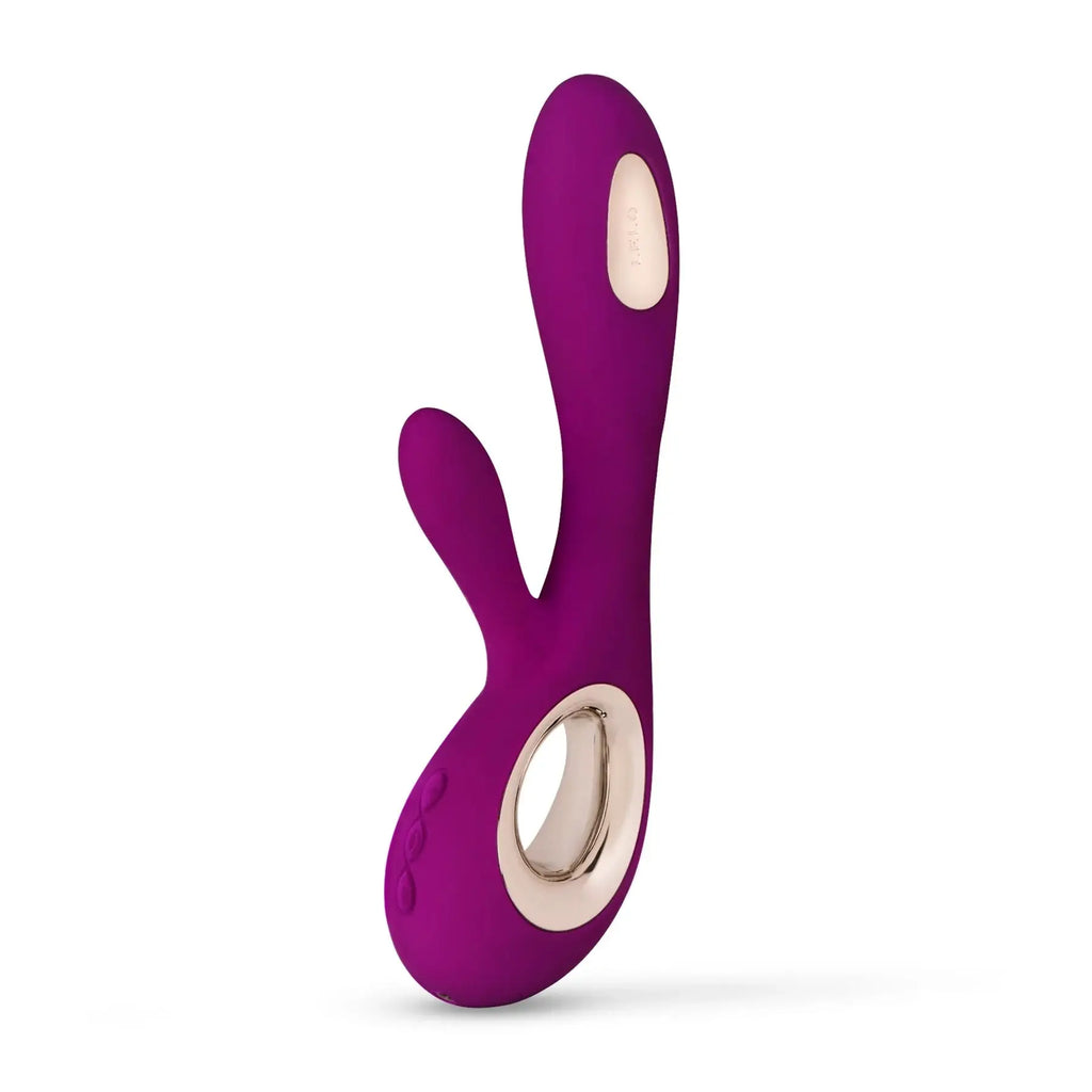 LELO Soraya Wave Rabbit Vibrator with WaveMotion Technology Deep Rose