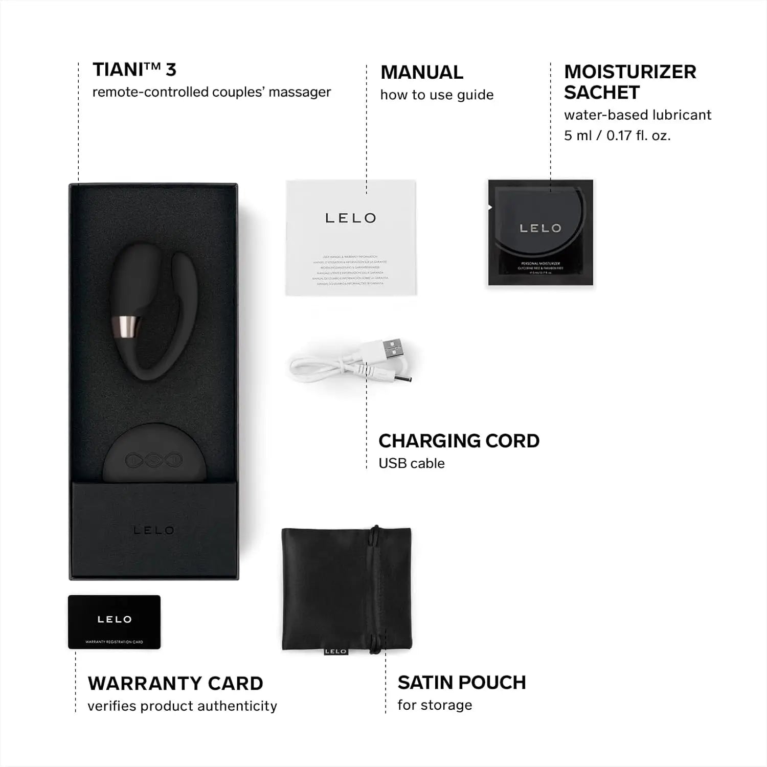LELO Tiani™ 3 Remote Partner Vibrator - Rolik®
