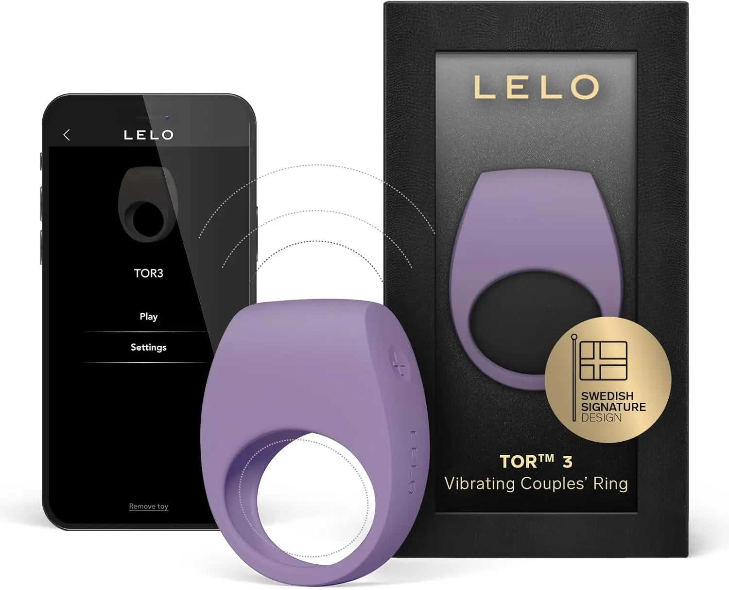LELO TOR™ 3 Smart Vibrating Pleasure Ring - Rolik®