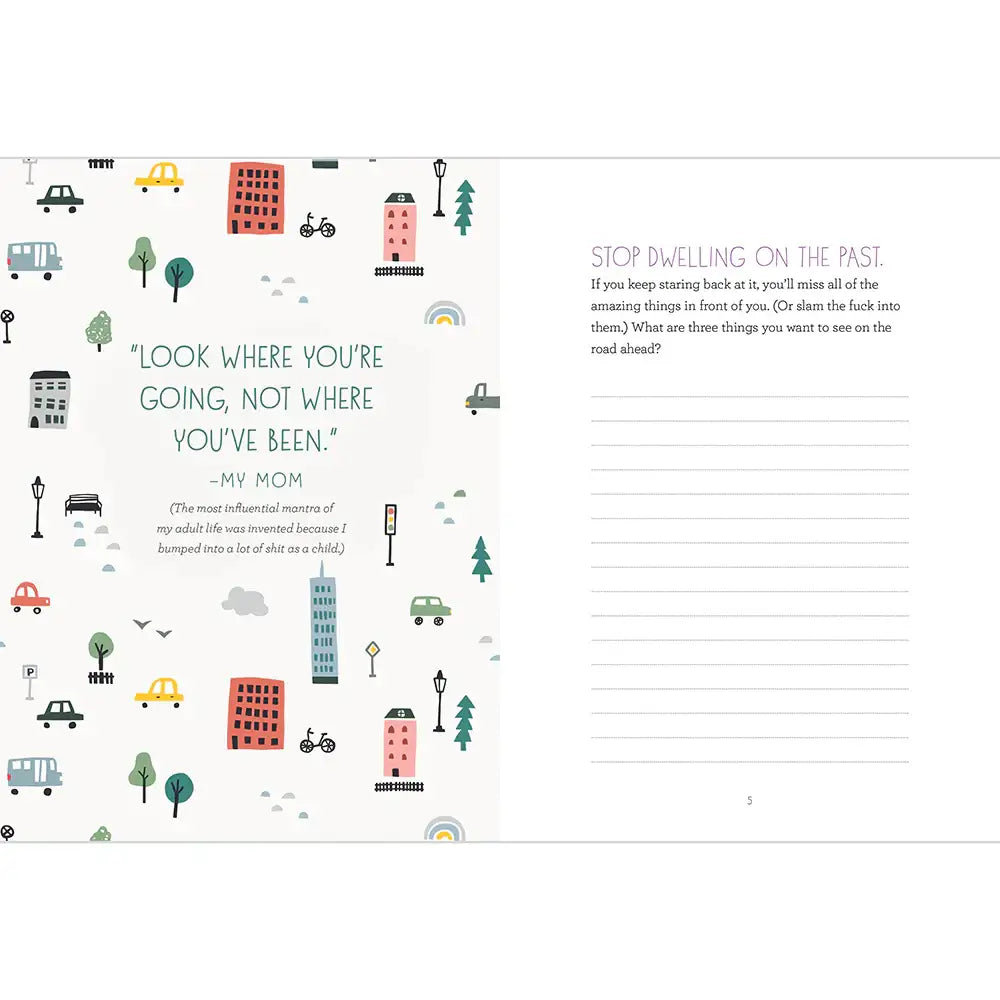 Let That Sh*t Go: A Journal For Leaving Your Bullshit Behind & Creating a Happy Life - Stationery