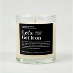 Let’s Get It On Glass Candle SEA SALT + AMBER