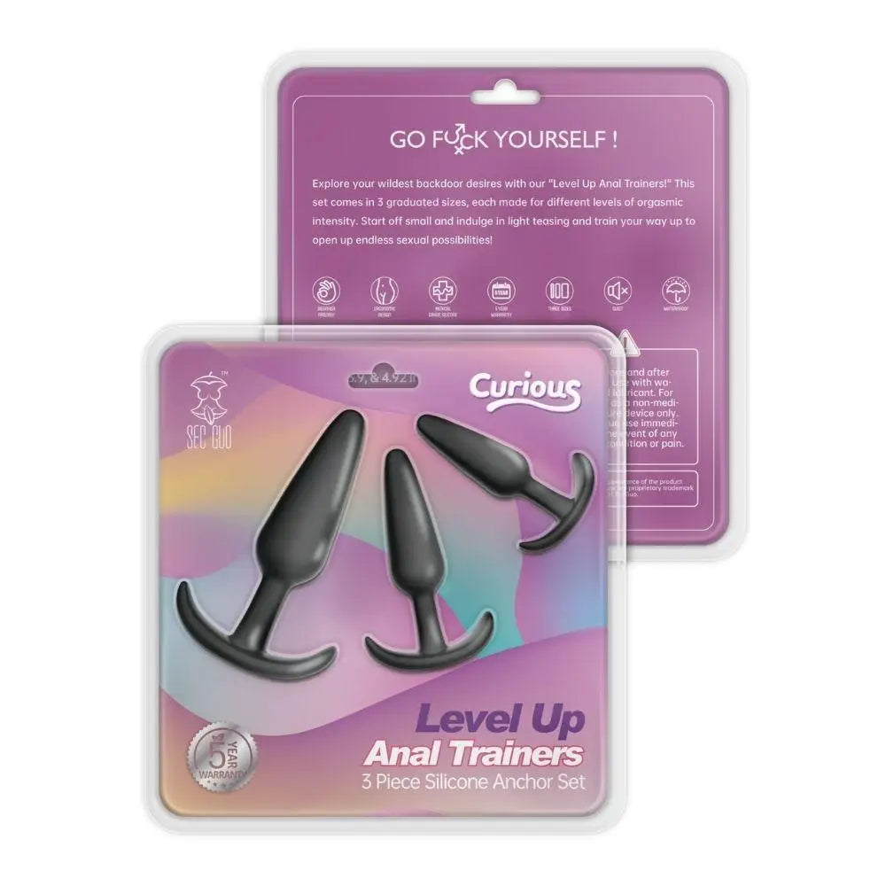 Level Up Anal Trainers 3 Piece Silicone Anchor Set - Rolik®