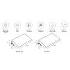 Liberator® Black Label Bondage Wedge Sex Pillow with Cuffs Rolik®