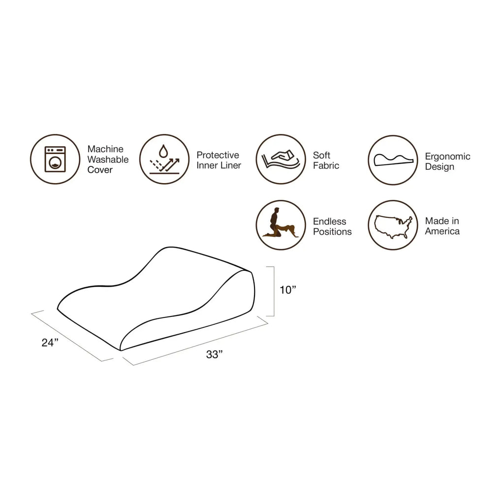 Liberator® Hipster Contoured Sex Pillow - Rolik®