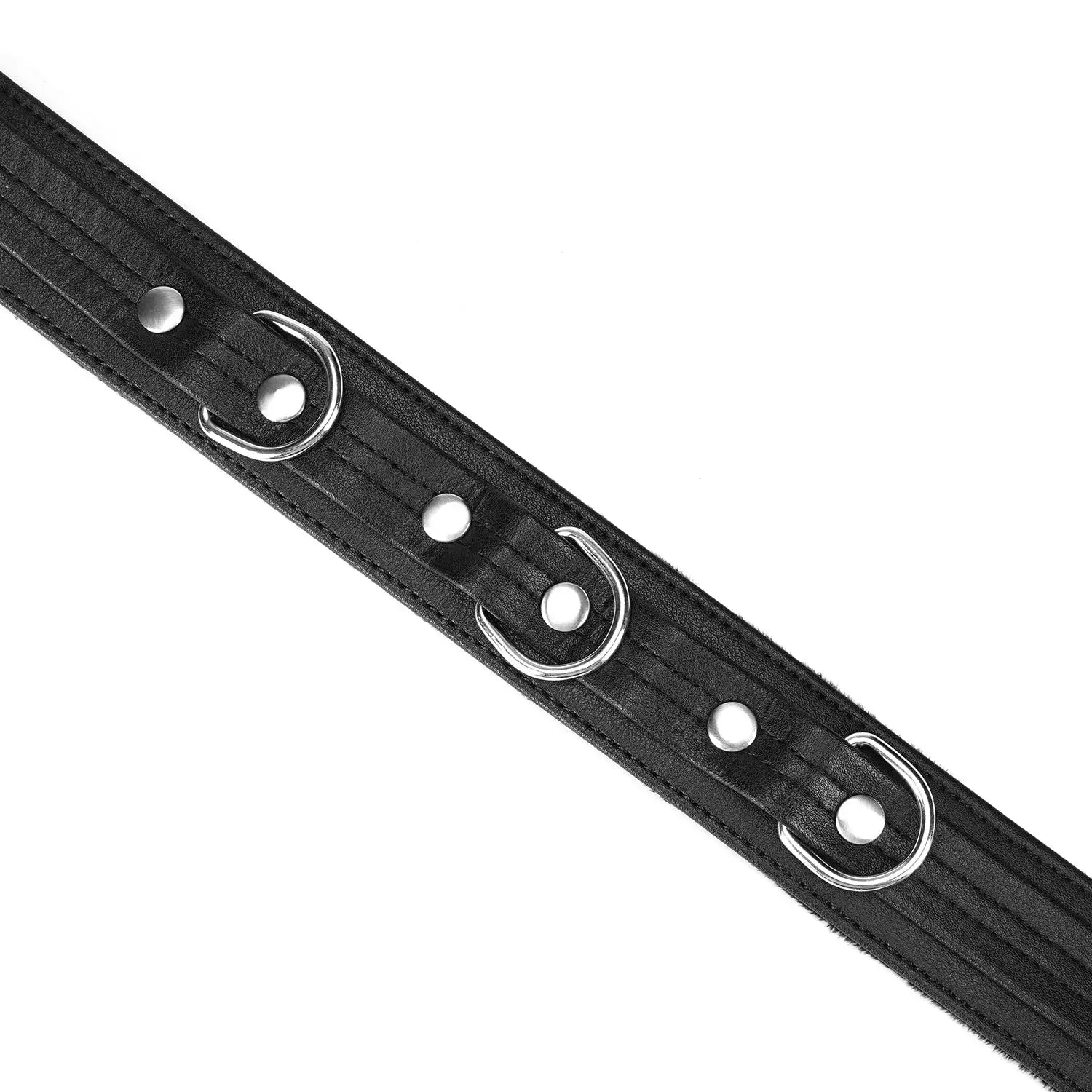 Black Bond Collection Collar with Leash