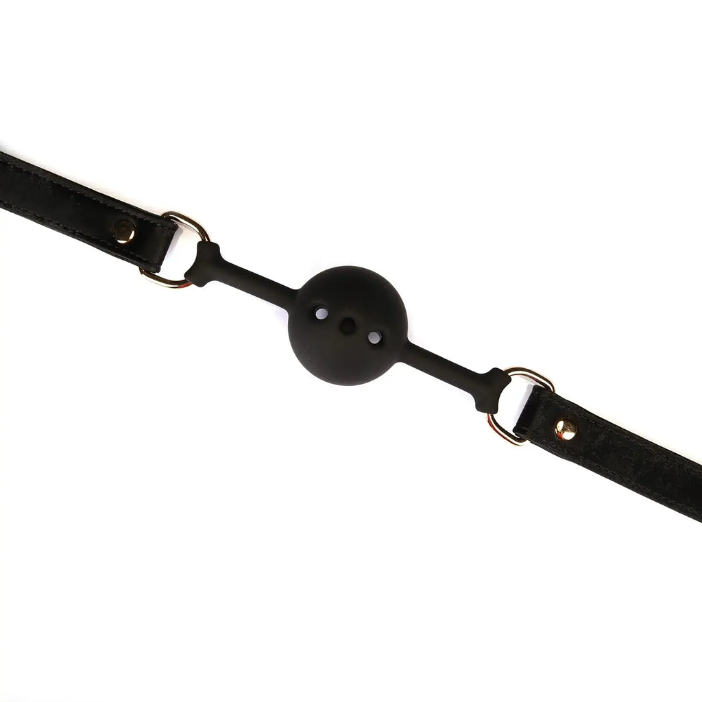 Boudoir Amor Collection Vegan Leather & Silicone Bag Gag