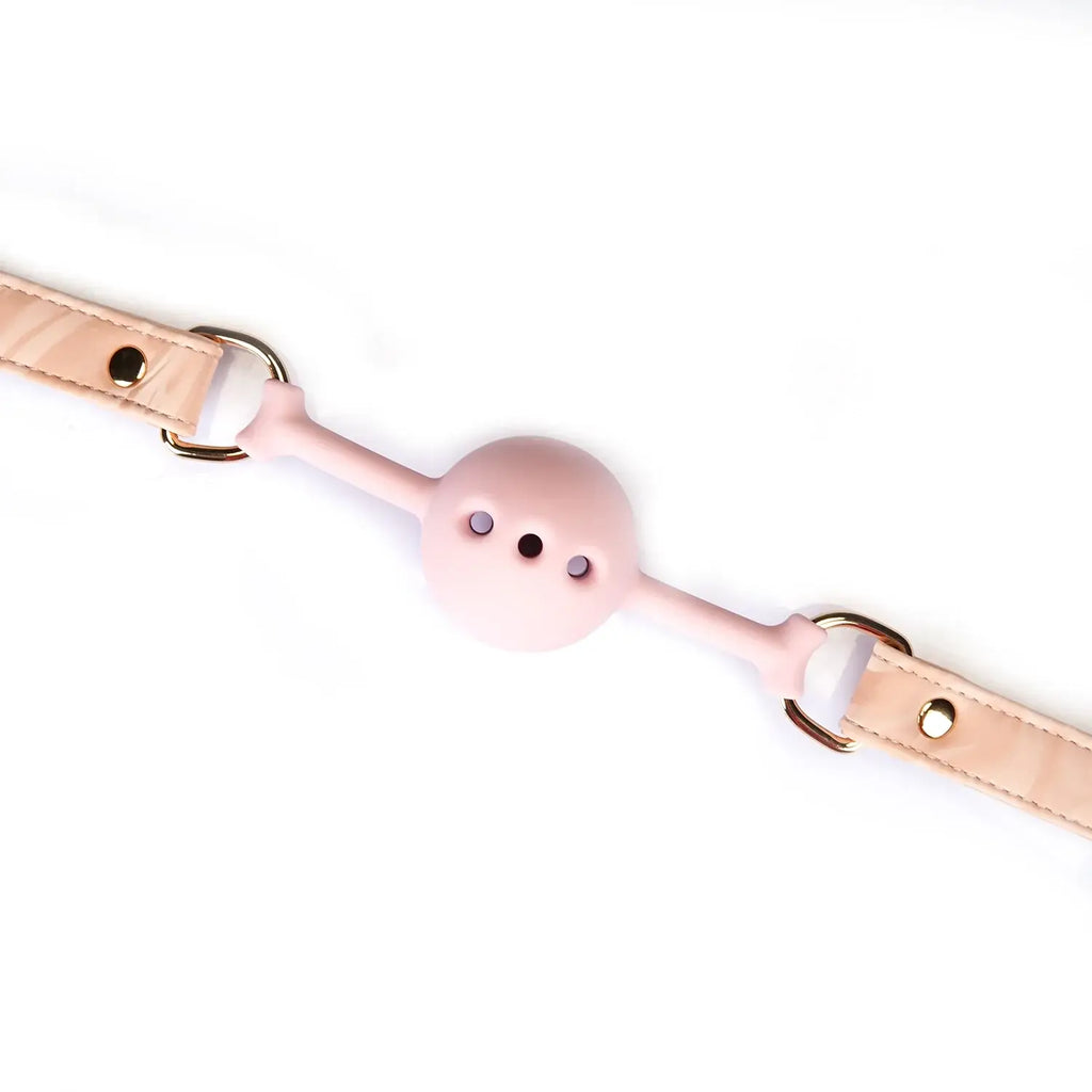 Boudoir Amor Collection Vegan Leather & Silicone Bag Gag