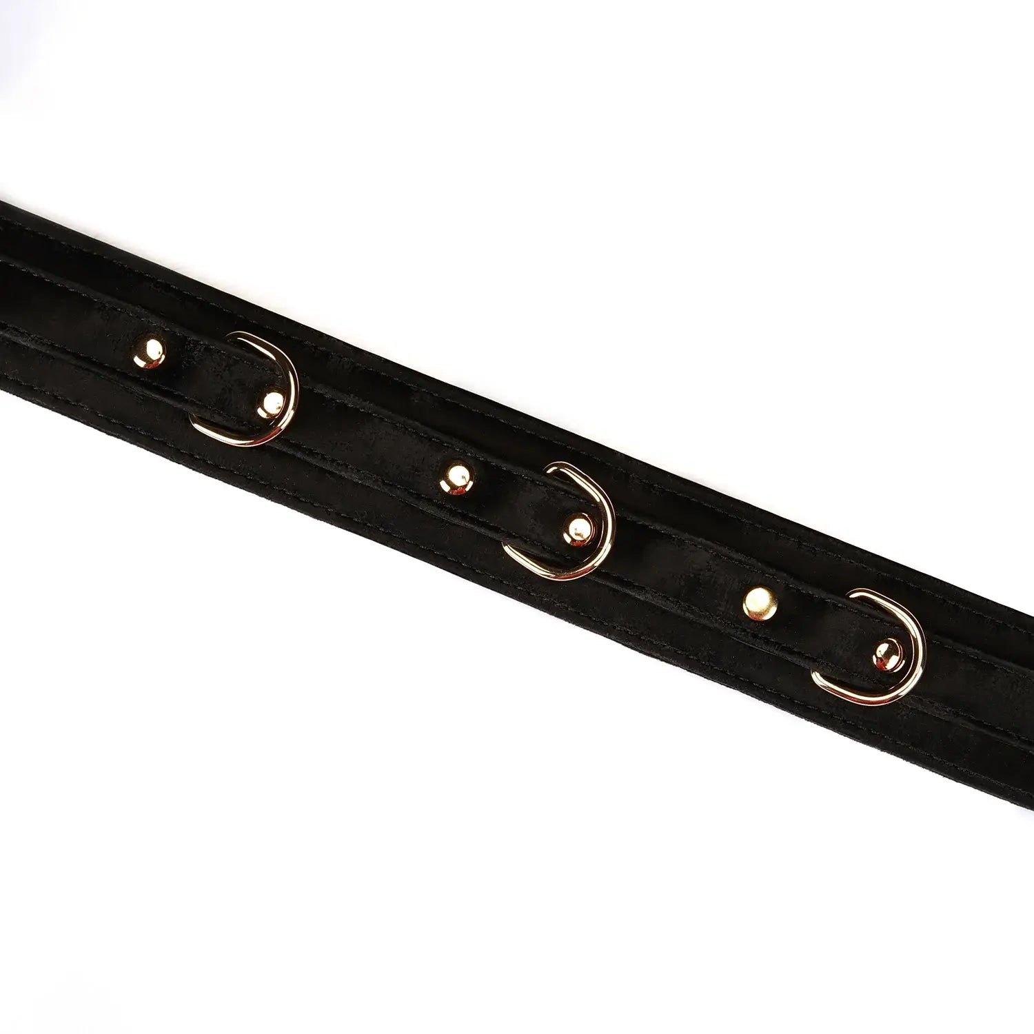 Boudoir Amor Collection Vegan Leather Collar with Leash