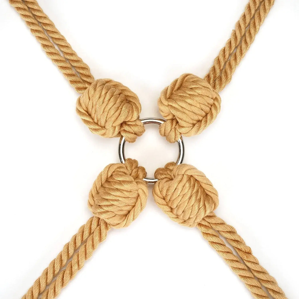 Khaki Bound You II Shibari Bondage Rope Hogtie Set
