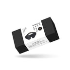 Dark Secret Collection Leather Blindfold - Black