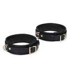 Dark Secret Collection Leather Thigh Cuffs - Restraints