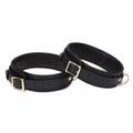 Dark Secret Collection Leather Thigh Cuffs - Black / S/M (18.9’’ - 24.4’’) - Restraints