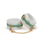 Fairy Collection Leather Handcuffs - Sage - Restraints