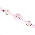 Fairy Collection Leather & Silicone Ball Gag - Gags