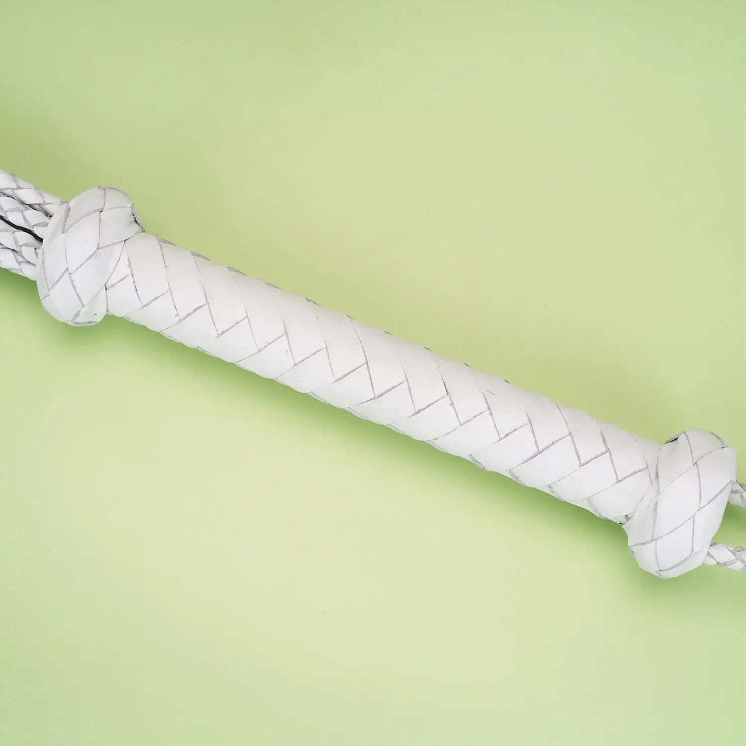 Fuji White Collection Braided Cat O’ Nine Tails Flogger