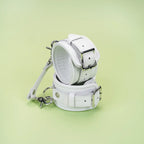 Fuji White Collection Leather Ankle Cuffs - Restraints