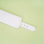Fuji White Collection Leather Handcuffs - Restraints