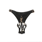 Black Dark Secret Collection Leather Deluxe Hands-Free Wand Harness