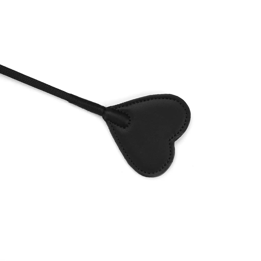 Dark Candy Vegan Leather Heart-Shaped Crop