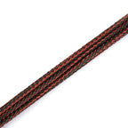 Wine Red Collection Leather Cat O’ Nine Tails Flogger - Burgundy