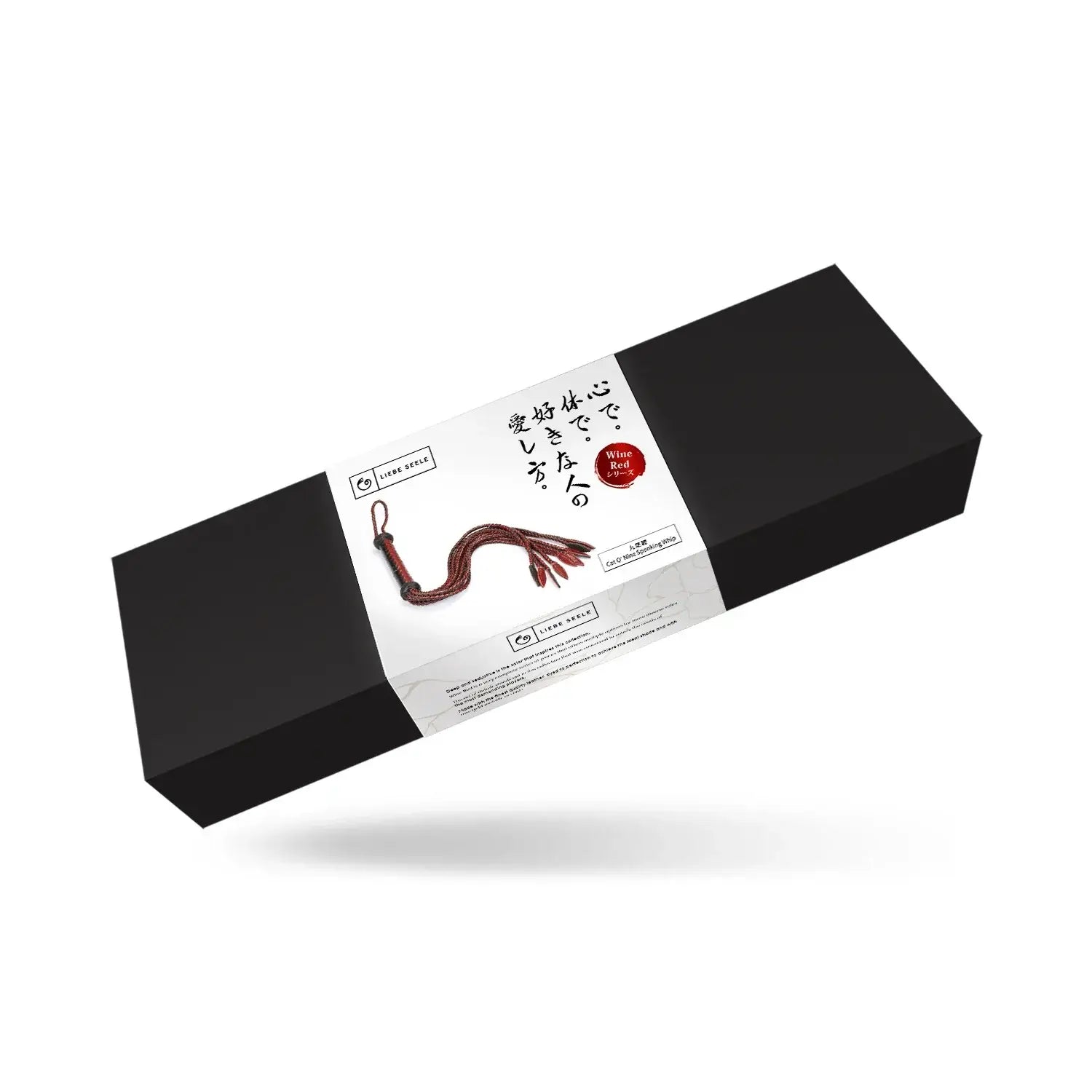 Wine Red Collection Leather Cat O’ Nine Tails Flogger - Burgundy