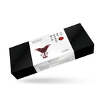 Wine Red Collection Leather Deluxe Hands-Free Wand Harness - Burgundy