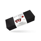 Wine Red Collection Leather Eye Mask - Burgundy