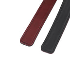 Wine Red Collection Leather Thigh Cuffs - Restraints