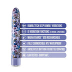 Limited Addiction Floradelic 7" Rechargeable Vibrator - Rolik®