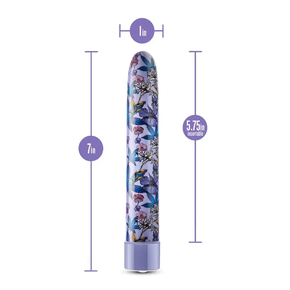 Limited Addiction Floradelic 7" Rechargeable Vibrator - Rolik®