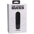 Doc Johnson® This Product Sucks Lipstick Suction Clitoral Stimulator Black