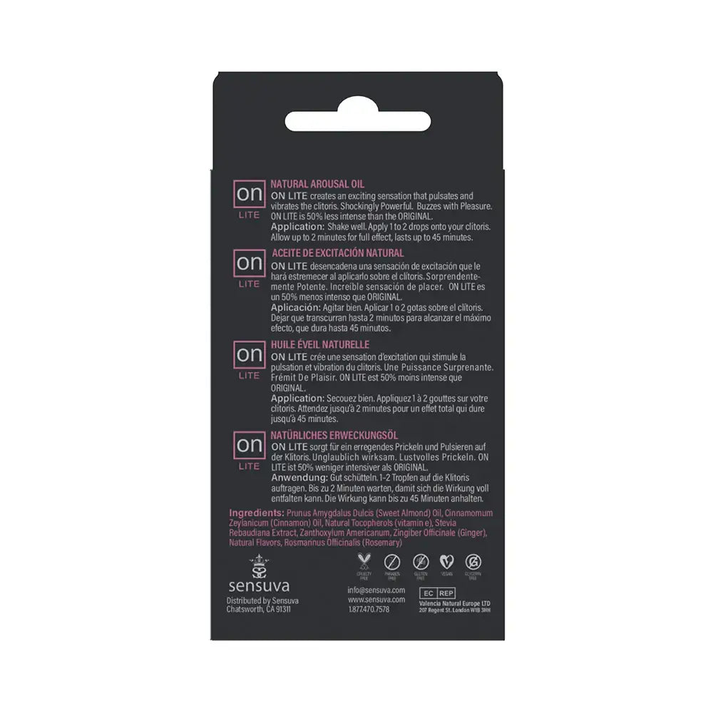 5mL / 0.17 fl. oz. ON Lite Arousal Oil