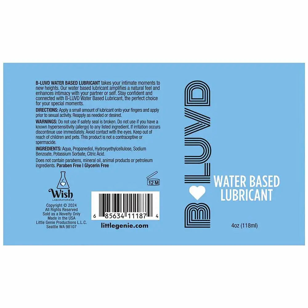 B - Luvd Water - Based Lubricant - Rolik®