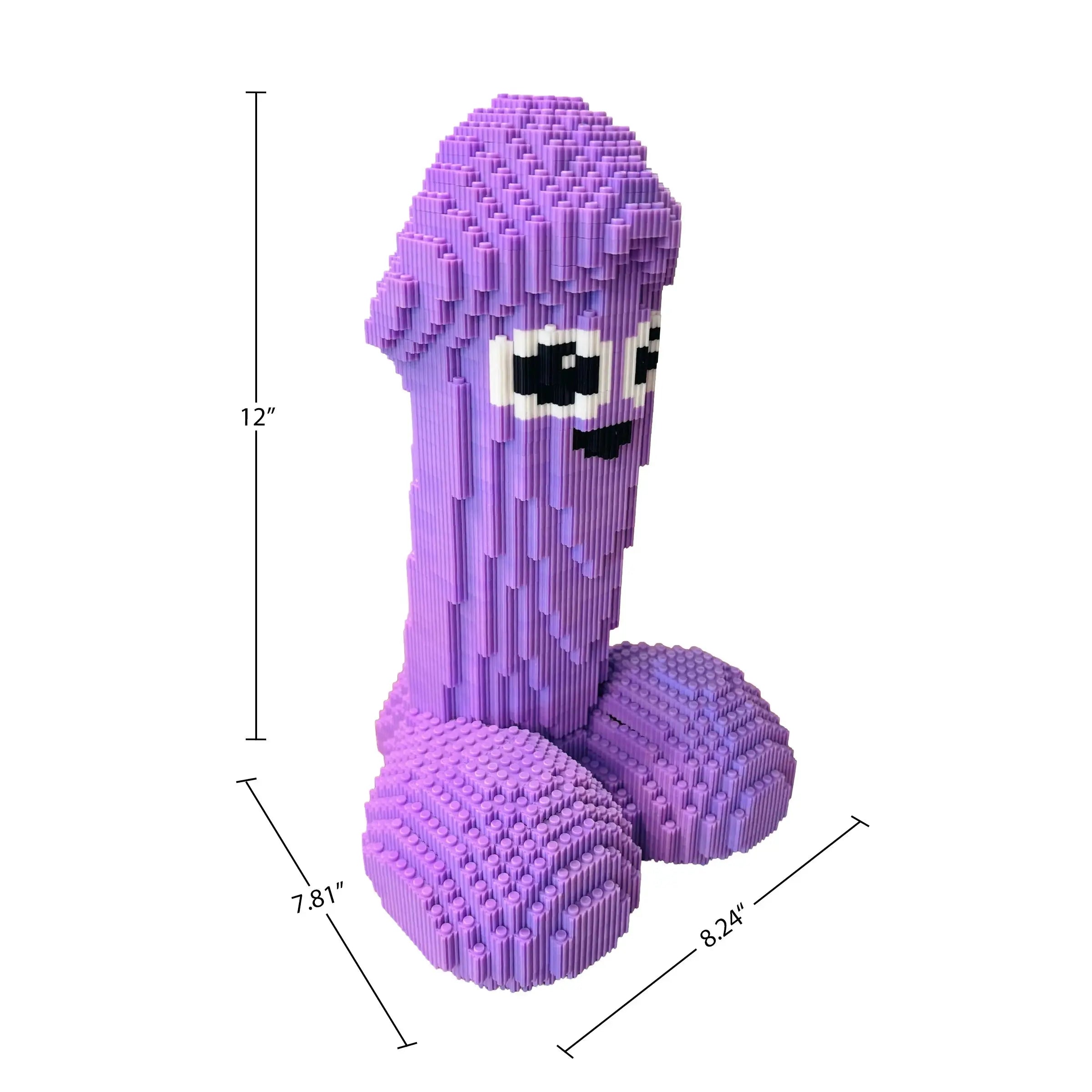 Little Genie Bricked Up 3D Penis Puzzle – 3,265-Piece Novelty Building Kit