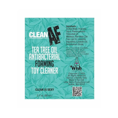 Little Genie Clean AF Tea Tree Oil Antibacterial Foaming Toy Cleaner – 2.7 oz.