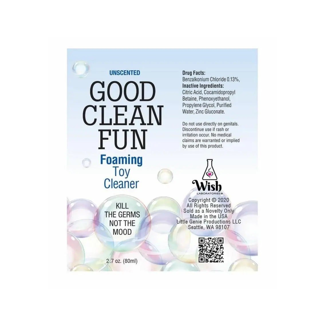 Little Genie Good Clean Fun Foaming Toy Cleaner – 2.75 oz.