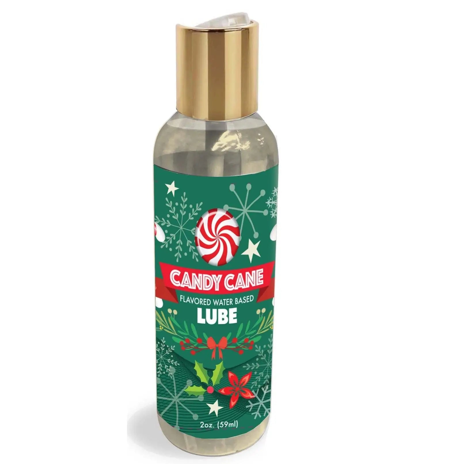 Little Genie Holiday Flavors Water - Based Lubricant Candy Cane / 2 fl. oz.