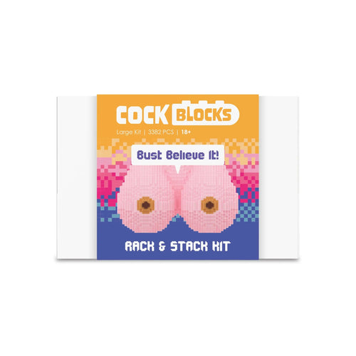 Little Genie Rack & Stack 3D Boob Puzzle – 3,382-Piece Novelty Building Kit